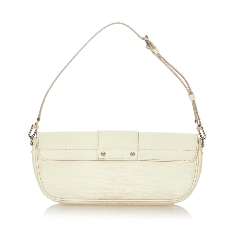 Louis Vuitton Pochette Montaigne White Epi - Image 2