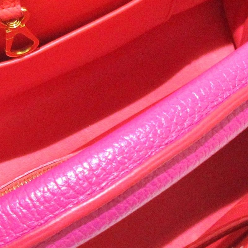 Louis Vuitton Capucines MM Pink Taurillon - Image 5