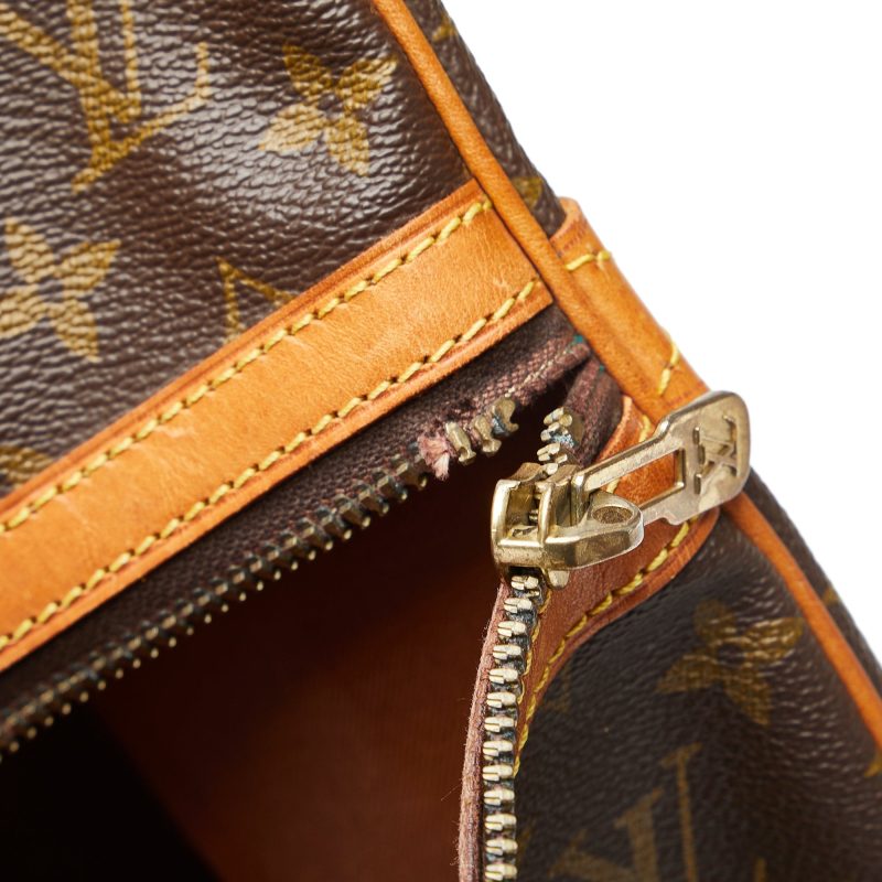 Brown Louis Vuitton Monogram Sac Tambourine Crossbody Bag - Image 8