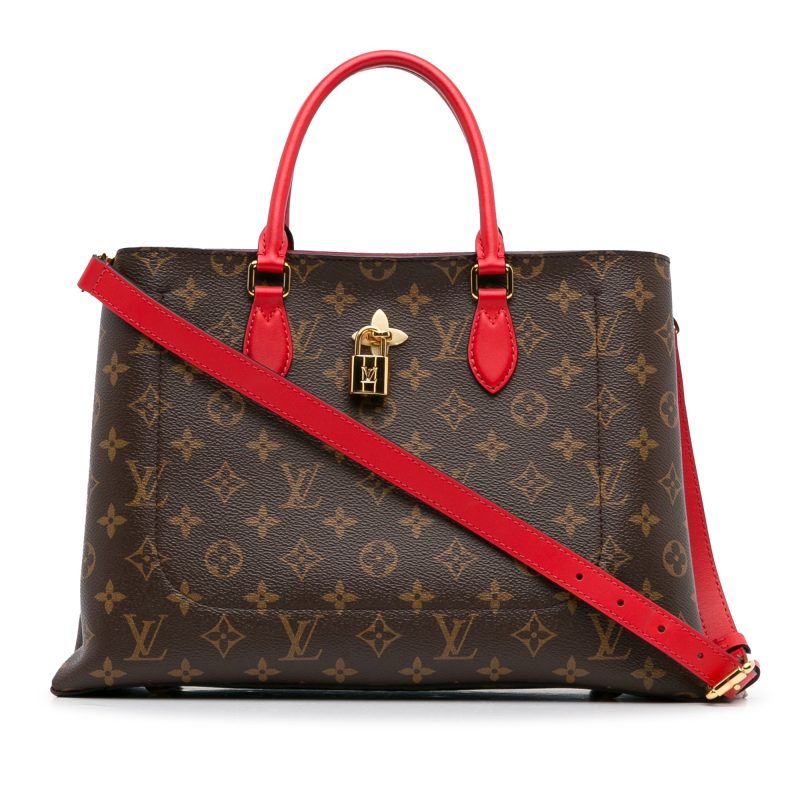 Brown Louis Vuitton Damier Ebene Sac Plat Tote Bag