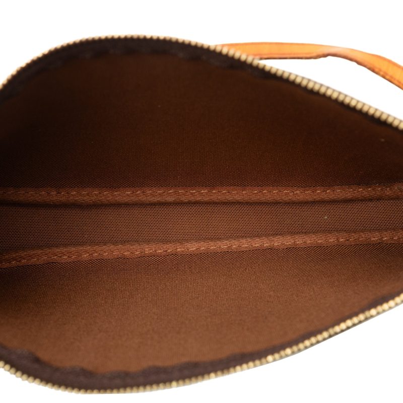 Brown Louis Vuitton Monogram Pochette Accessoires Shoulder Bag - Image 5