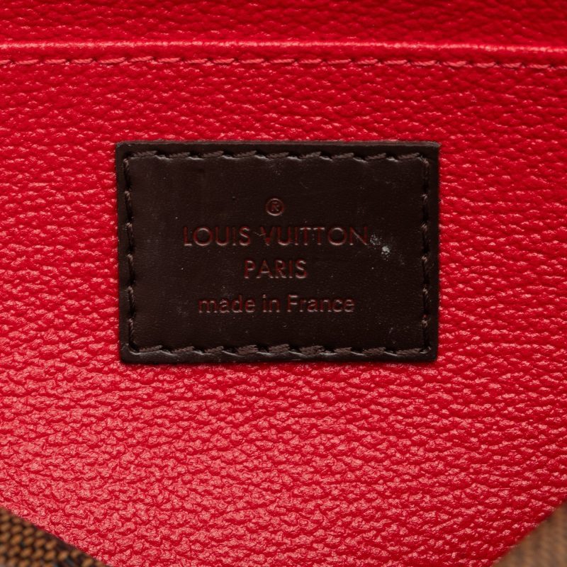 Brown Louis Vuitton Damier Ebene Duomo Handbag - Image 6