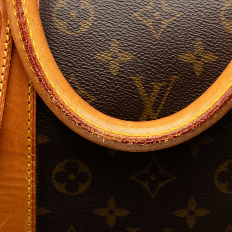 Brown Louis Vuitton Monogram Keepall 50 Travel Bag - Image 10