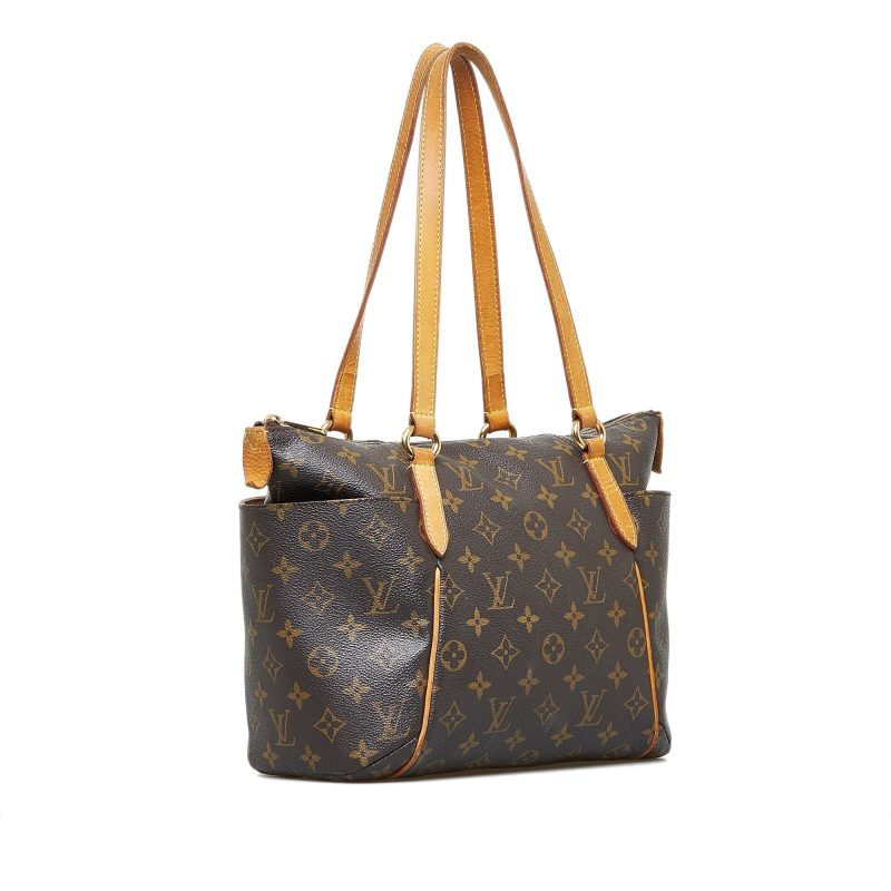 Brown Louis Vuitton Monogram Totally PM Tote Bag - Image 2