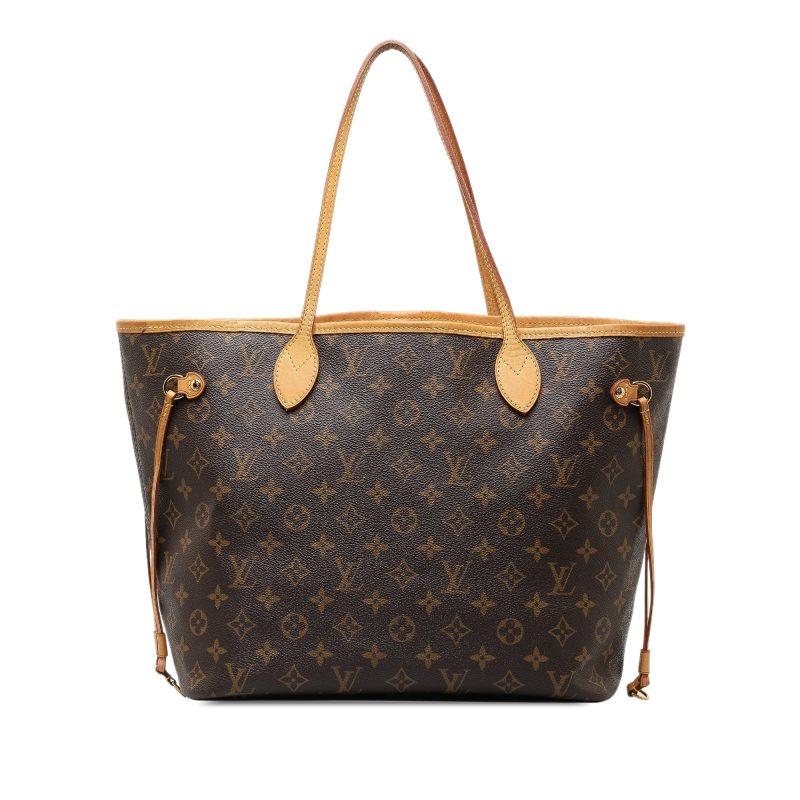 Brown Louis Vuitton Monogram Neverfull MM Tote Bag - Image 3