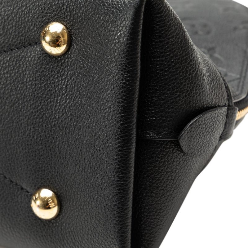 Black Louis Vuitton Monogram Empreinte Saint Germain PM Shoulder Bag - Image 7