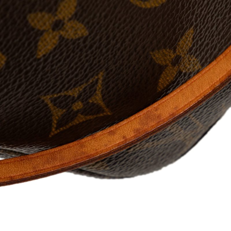 Brown Louis Vuitton Monogram Pochette Accessoires Shoulder Bag - Image 9