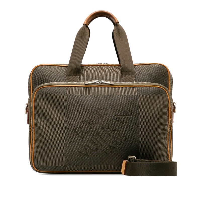 Brown Louis Vuitton Epi Figari MM Tote Bag - Image 15