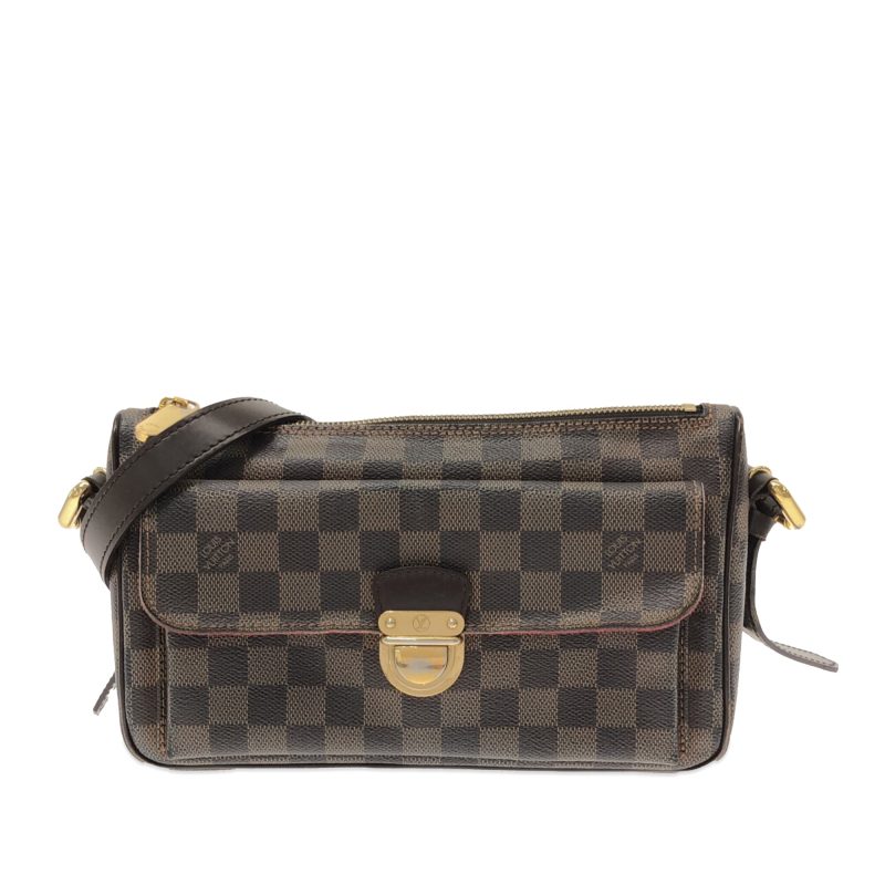 Brown Louis Vuitton Damier Ebene Reporter PM Crossbody Bag