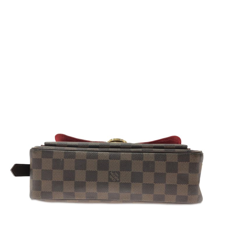 Brown Louis Vuitton Damier Ebene Reporter PM Crossbody Bag - Image 4