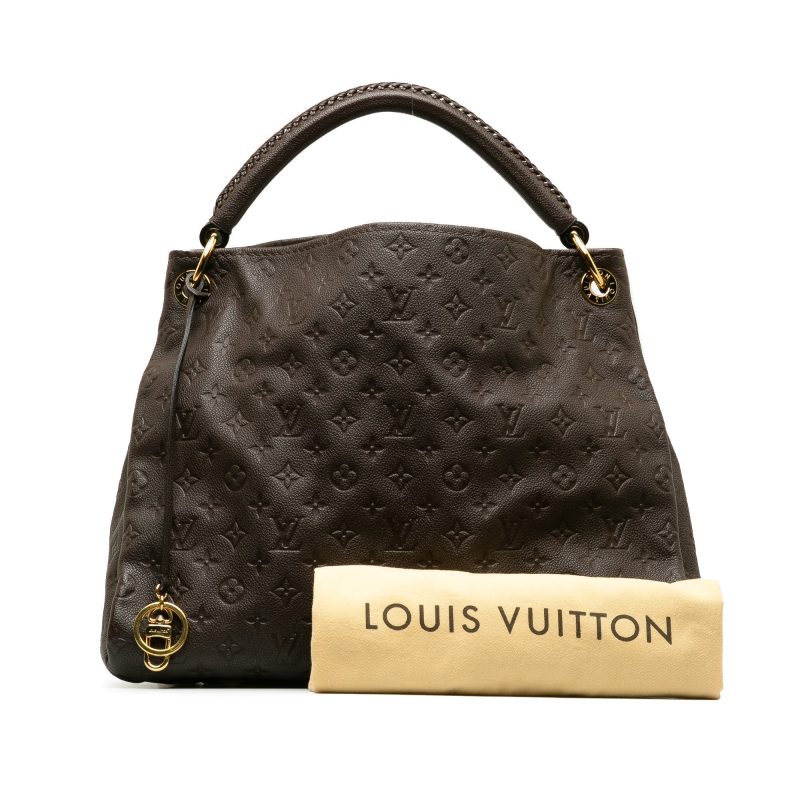Brown Louis Vuitton Monogram Deauville Handbag - Image 10