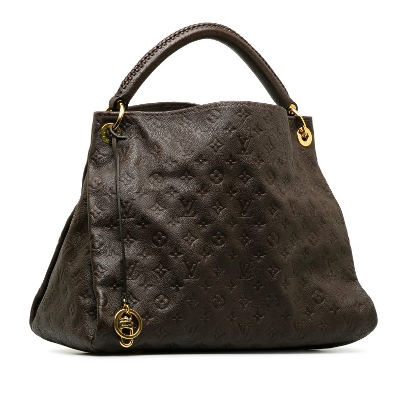 Brown Louis Vuitton Monogram Deauville Handbag - Image 2