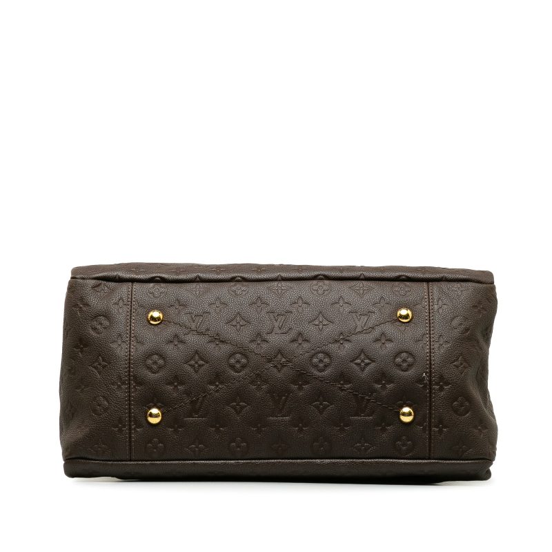 Brown Louis Vuitton Monogram Deauville Handbag - Image 4