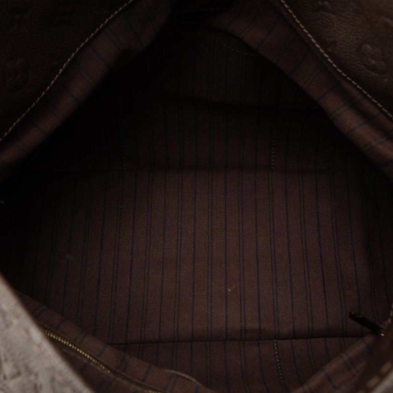 Brown Louis Vuitton Monogram Deauville Handbag - Image 5