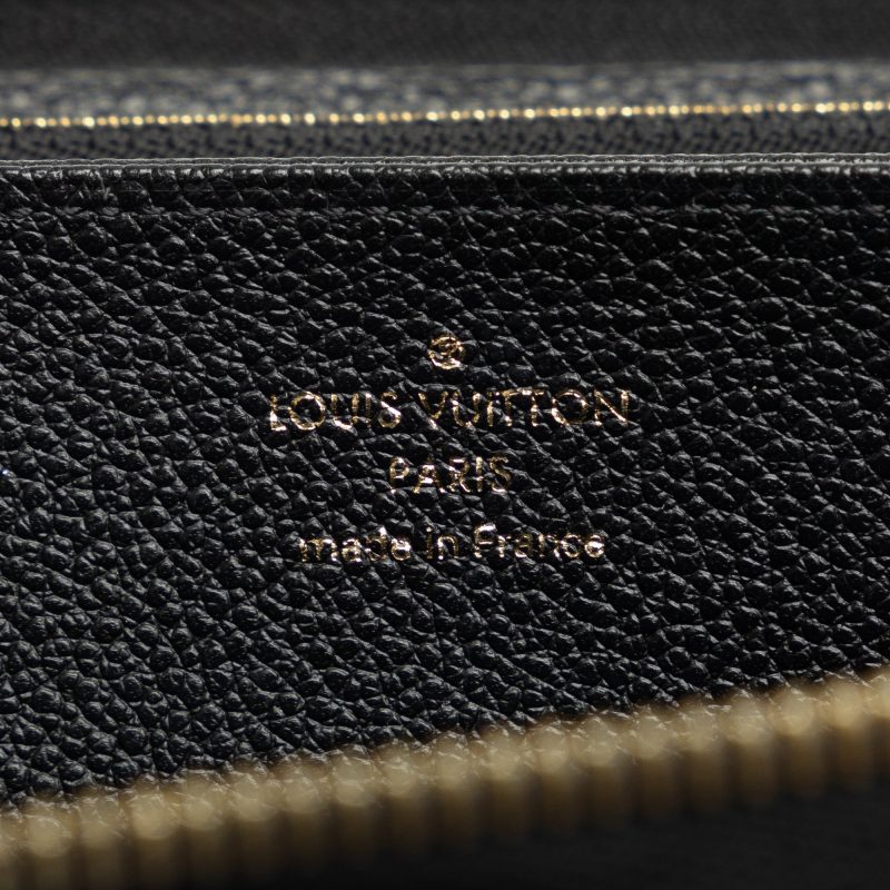 Black Louis Vuitton Monogram Mahina Selene PM Satchel - Image 8