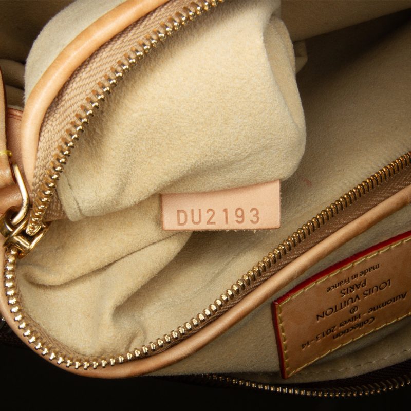 Brown Louis Vuitton Monogram Lockit MM Tote Bag - Image 8