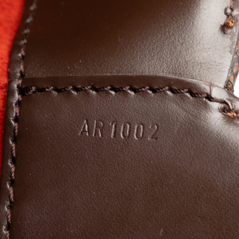 Brown Louis Vuitton Damier Ebene Siena MM Satchel - Image 7