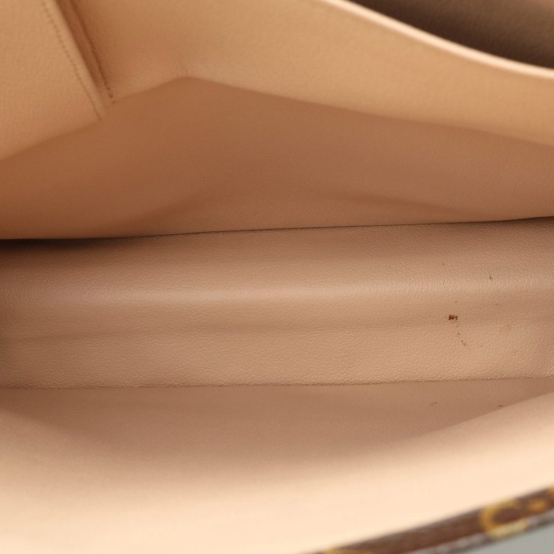 Brown Louis Vuitton Monogram Sac Plat Tote Bag - Image 5