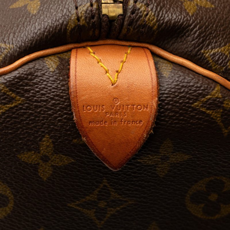 Brown Louis Vuitton Monogram Keepall 60 Travel Bag - Image 6