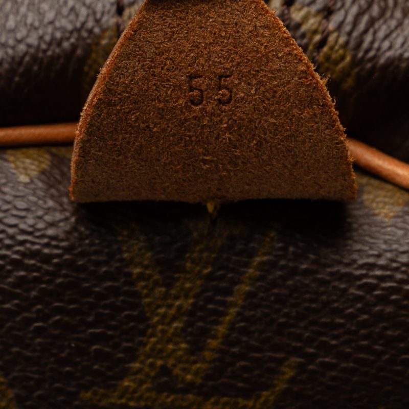 Brown Louis Vuitton Monogram Keepall 60 Travel Bag - Image 9