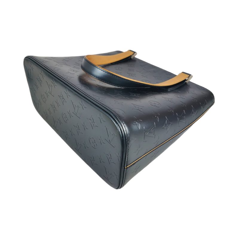 Louis Vuitton Mat Stockton Black Metallic Leather - Image 8