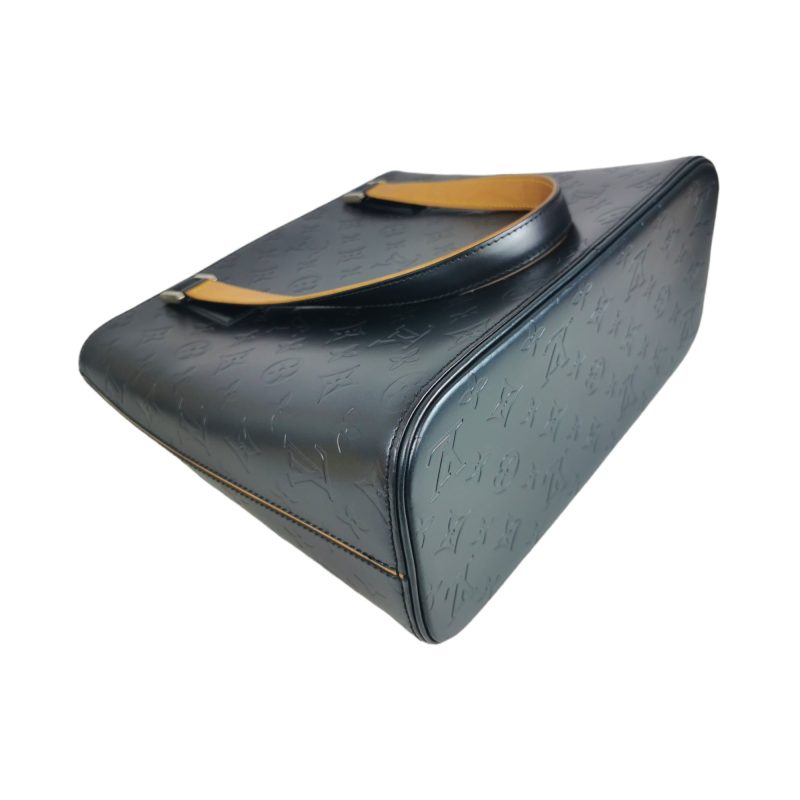 Louis Vuitton Mat Stockton Black Metallic Leather - Image 9