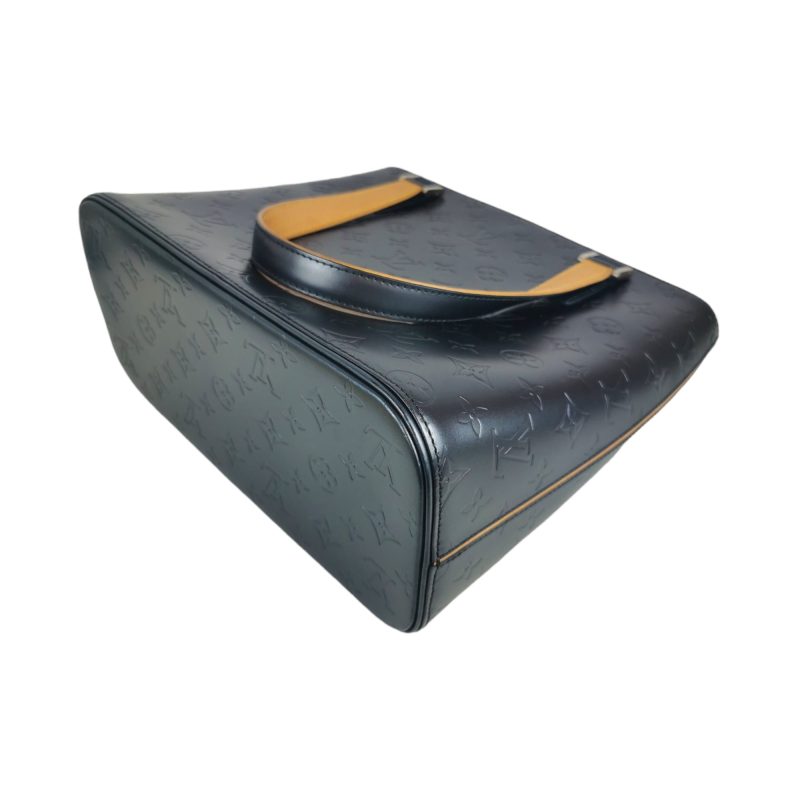 Louis Vuitton Mat Stockton Black Metallic Leather - Image 10