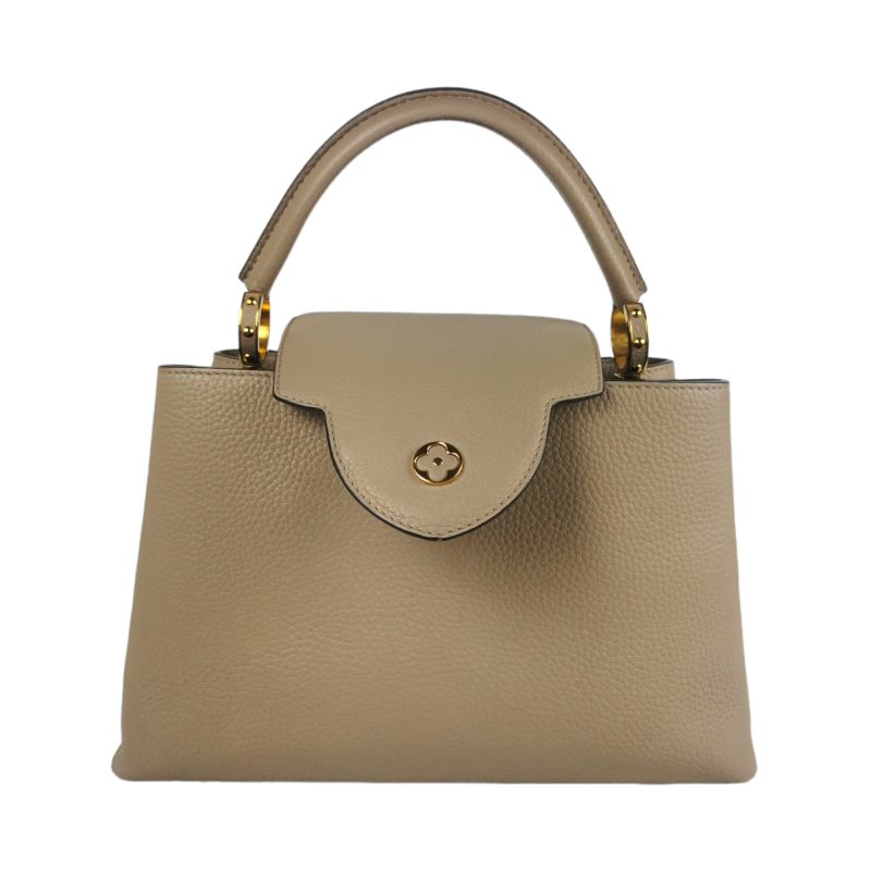 Louis Vuitton Capucines MM Noir Python Leather Trim - Image 4