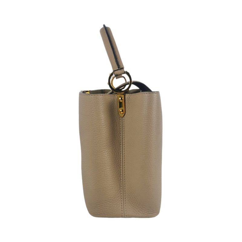 Louis Vuitton Capucines MM Beige Taurillon - Image 7