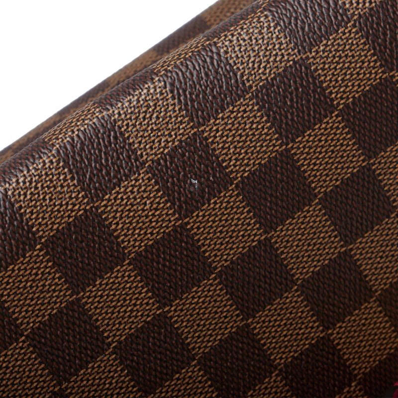 Brown Louis Vuitton Damier Ebene Sac Plat Tote Bag - Image 10