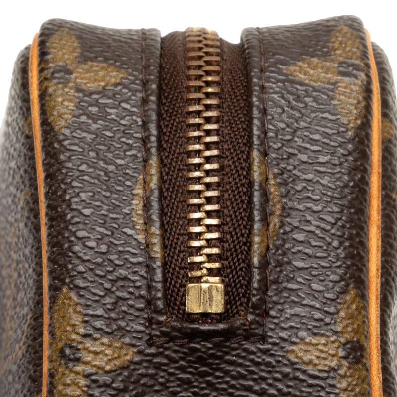 Brown Louis Vuitton Monogram Trouville Handbag - Image 9