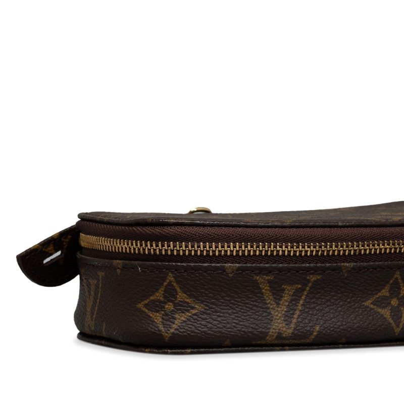 Brown Louis Vuitton Monogram Montsouris MM Backpack - Image 12