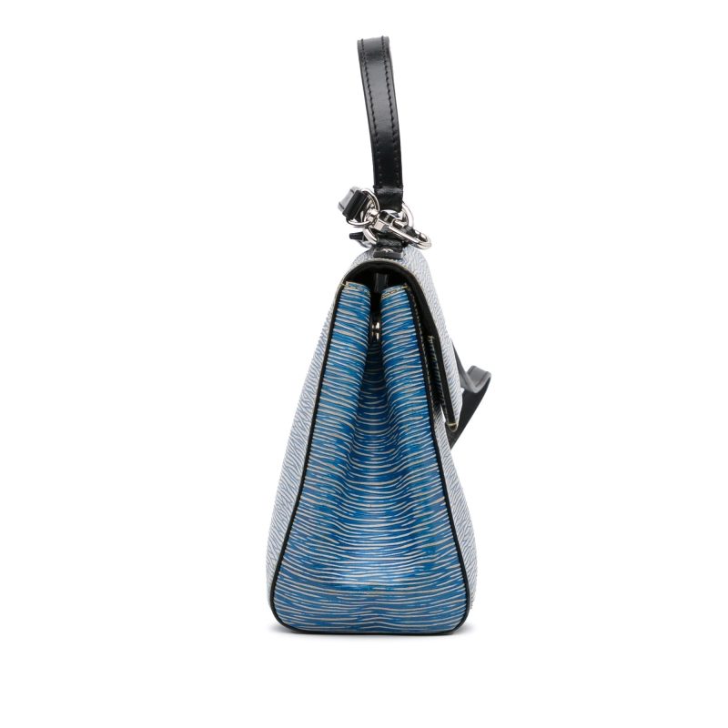 Blue Louis Vuitton Epi Noe GM Bucket Bag - Image 4