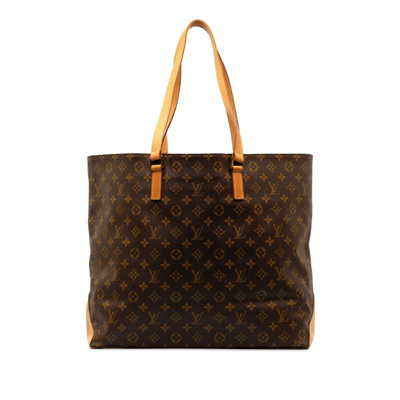 Brown Louis Vuitton Monogram Cabas Alto Tote Bag - Image 3