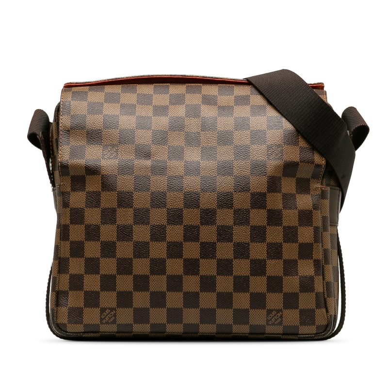 Brown Louis Vuitton Damier Ebene Navona Pouch