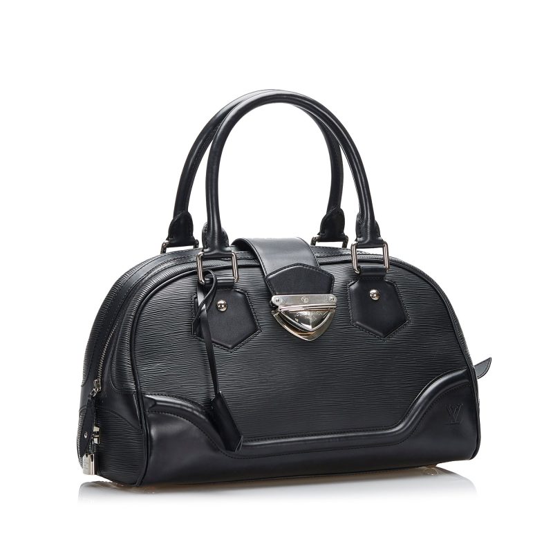 Louis Vuitton Bowling Montaigne GM Black Epi - Image 2