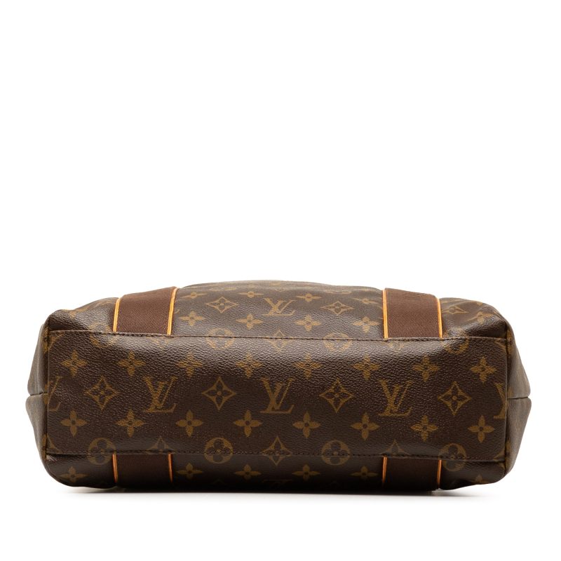 Brown Louis Vuitton Monogram Cabas Piano Tote Bag - Image 4