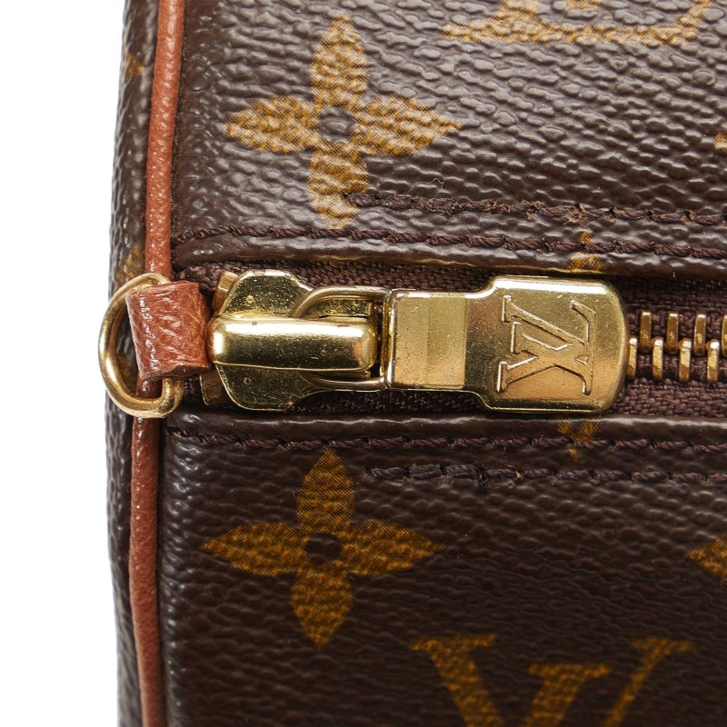 Brown Louis Vuitton Monogram Patch Mini Pochette Accessoires Baguette - Image 13