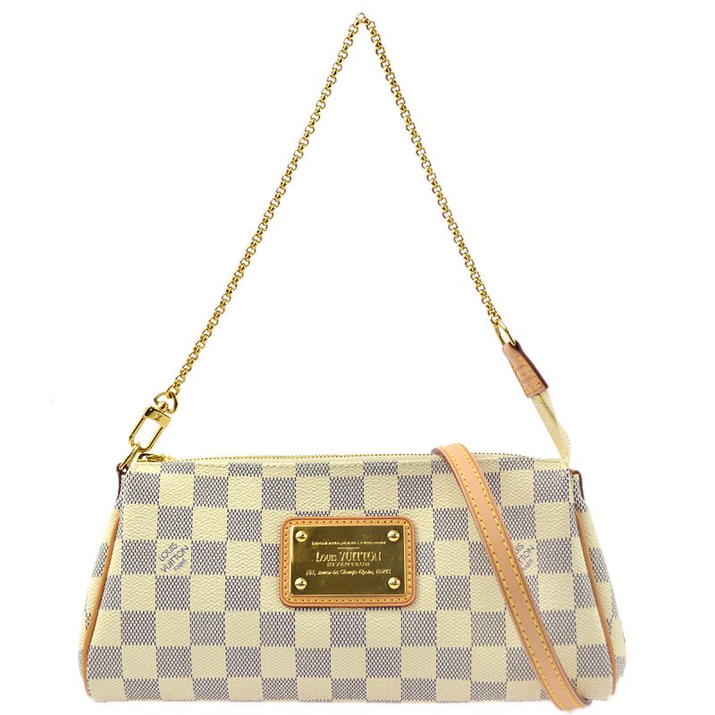 Louis Vuitton Damier Azur Eva Clutch (SHF-18406)