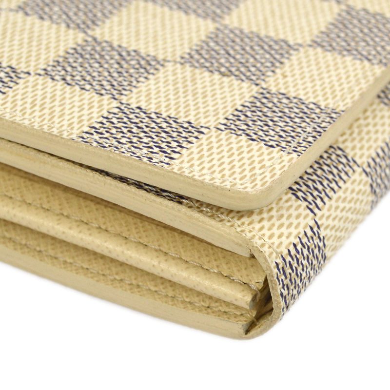 Louis Vuitton Damier Azur Portefolio Sarah N63208 Wallet Comedy - Image 3