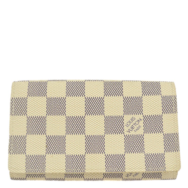 Louis Vuitton Damier Azur Portefolio Sarah N63208 Wallet Comedy