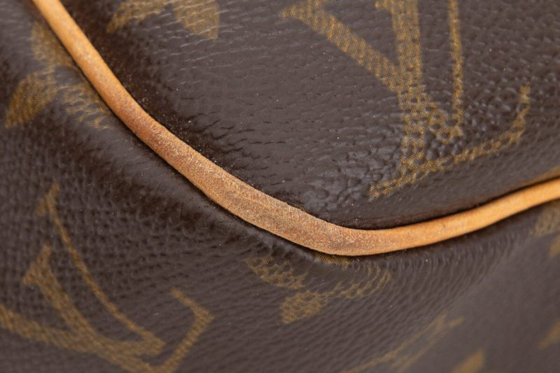 Louis Vuitton Brown Canvas Monogram & Multicolor Holiday Pochette - Image 7