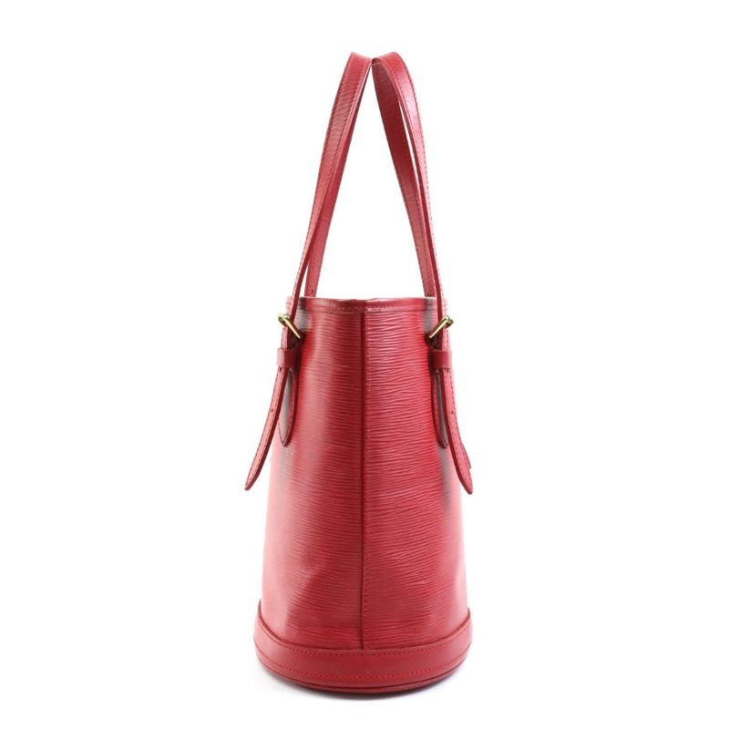 Louis Vuitton Bucket Bag Orange Leather Large - Image 2