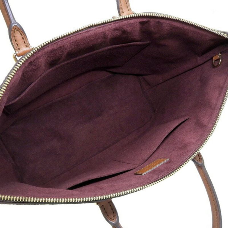 LOUIS VUITTON Belmont Damier Ebene Shoulder Bag Brown - Image 4