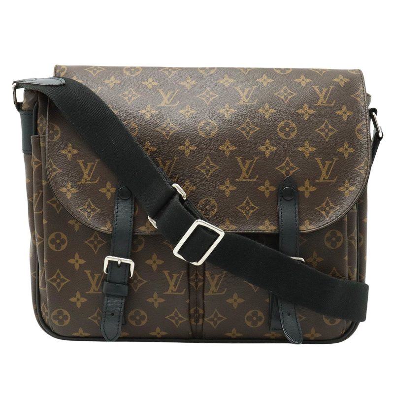 LOUIS VUITTON christopher bag pack Brown/Transparent M20865 Monogram Chess Size MM