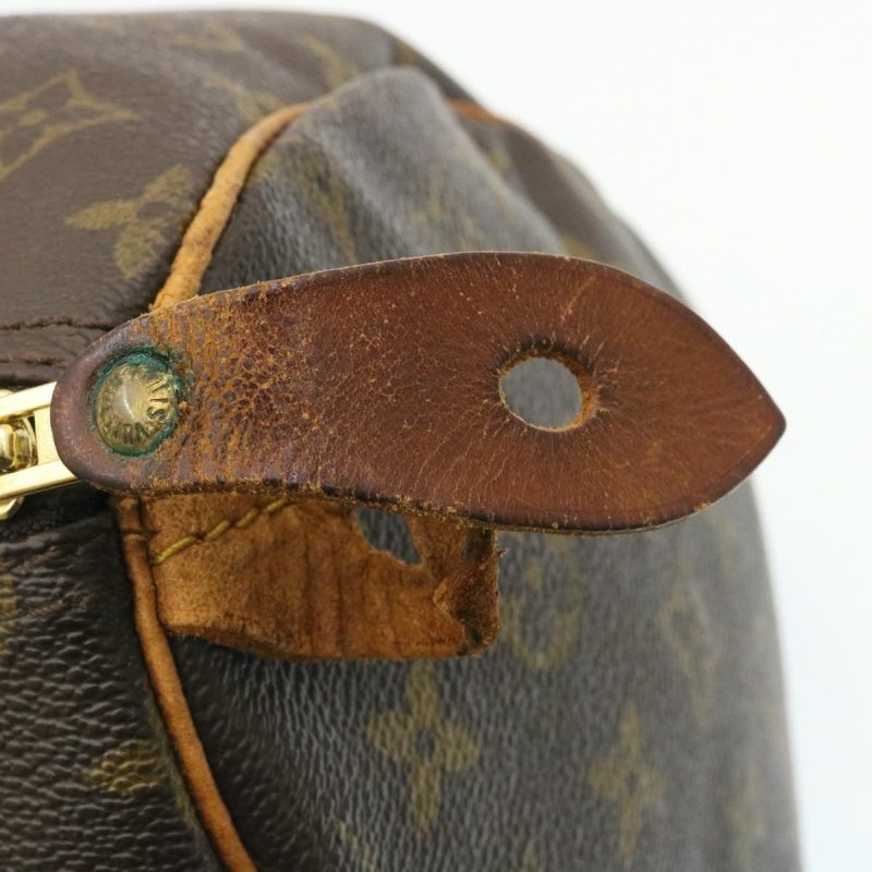 LOUIS VUITTON Monogram Speedy 35 Hand Bag M41524 LV Auth ds129 - Image 8