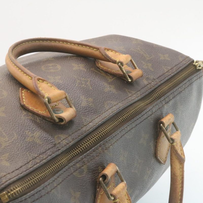 LOUIS VUITTON Monogram Speedy 35 Hand Bag M41524 LV Auth ds370 - Image 5
