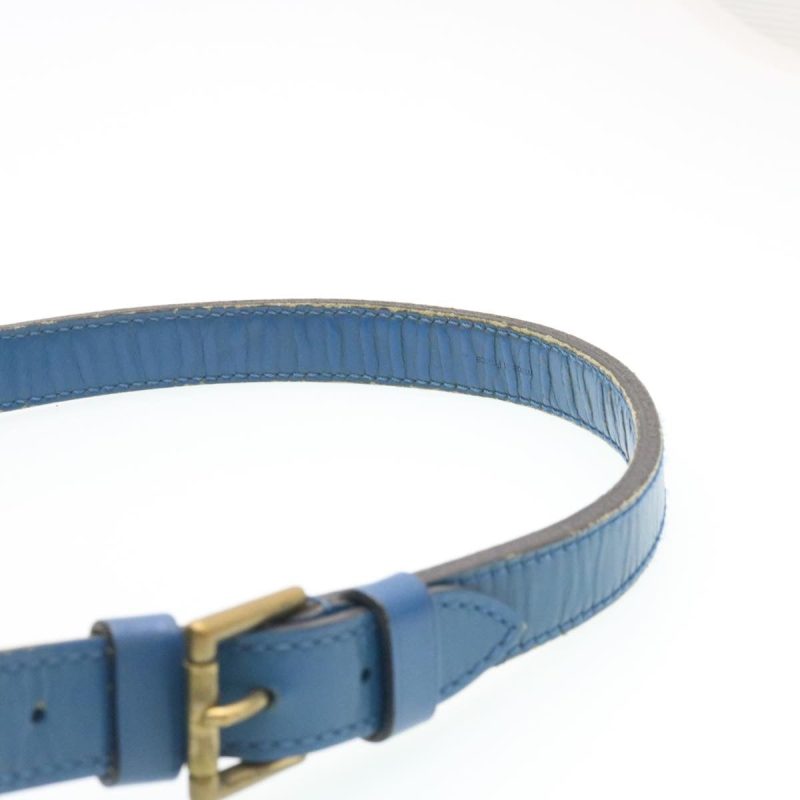 LOUIS VUITTON Epi Petit Noe Shoulder Bag Blue M44105 LV  ds423 - Image 8