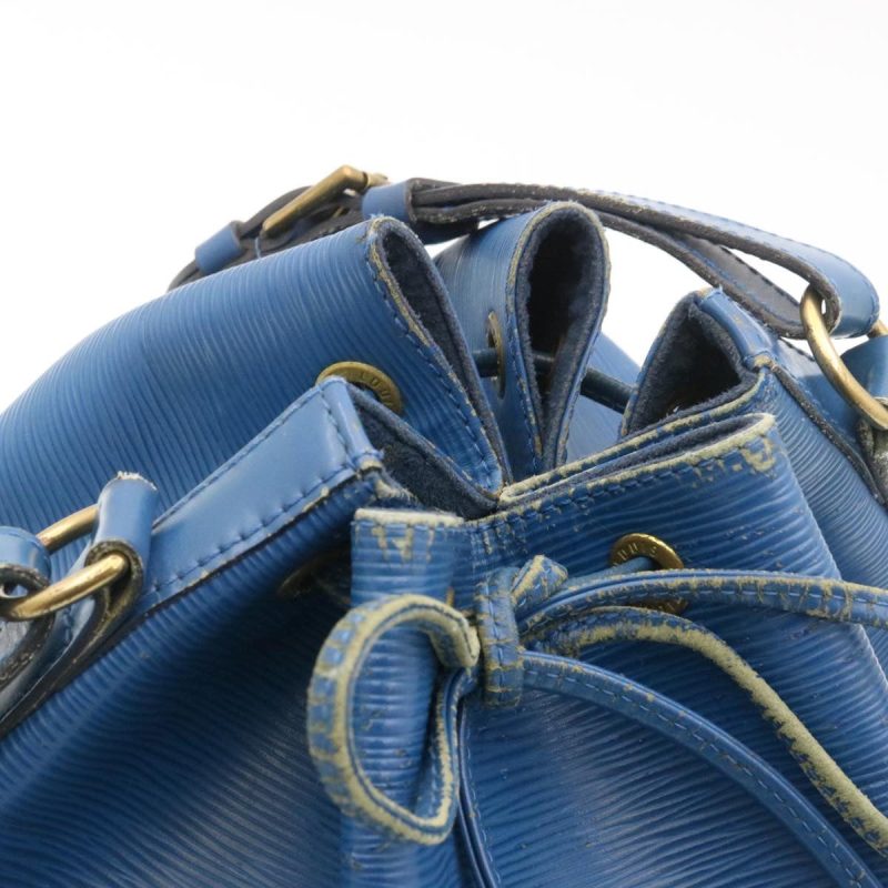 LOUIS VUITTON Epi Petit Noe Shoulder Bag Blue M44105 LV  ds423 - Image 6