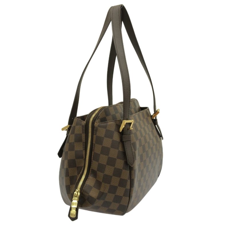 Louis Vuitton Belem MM Brown Handbag - Image 4